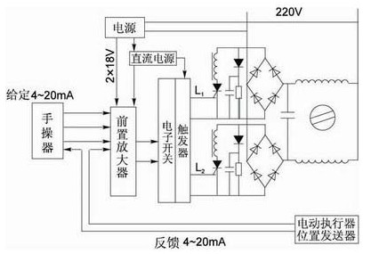 電動執行器控制原理圖